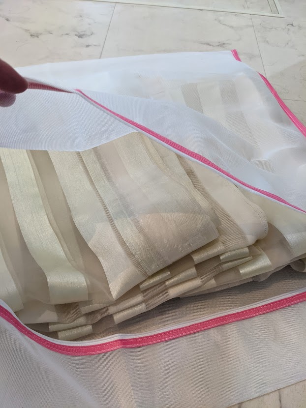 レースカーテン　洗濯